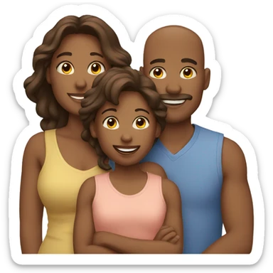 family of 4 sticker
