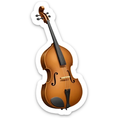 upright bass sticker