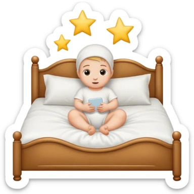 baby bed rocking sticker