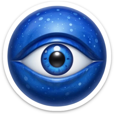 lapis lazuli with eyes  sticker