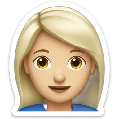 Estonian woman sticker