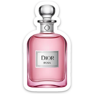 Colonia dior rosa sticker