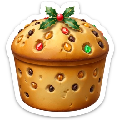 Christmas panettone sticker