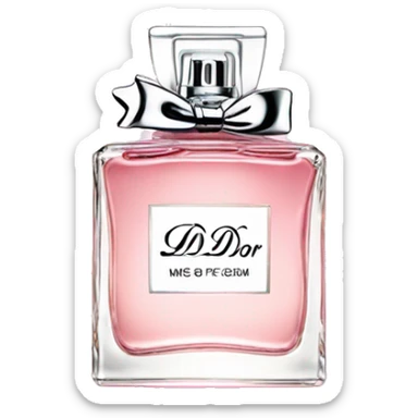 Miss dior perfume sticker