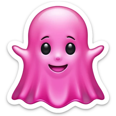 pink snapchat ghost sticker