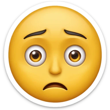 eye twitching irritated emoji sticker