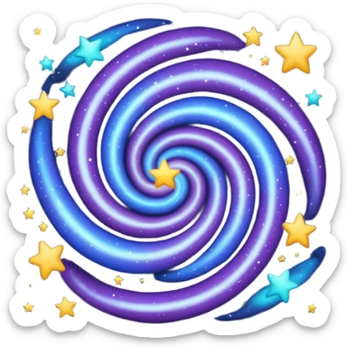 stars galaxy sticker
