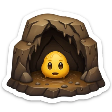 muddy cave sticker