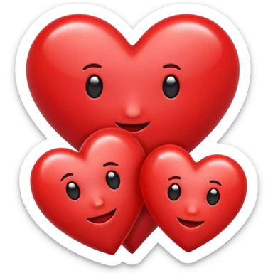 In love emoji sticker