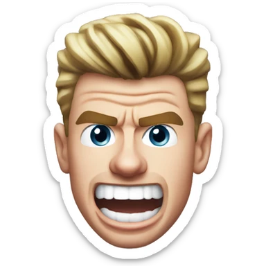 Max verstappen raging sticker