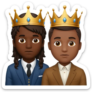 King Von Rapper and Charlie Kirk sticker