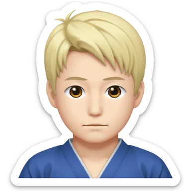 Saturo gojo in half sticker