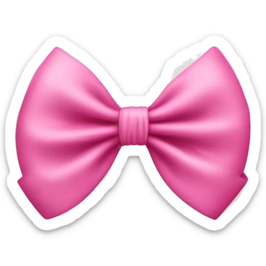 bow pink￼ sticker