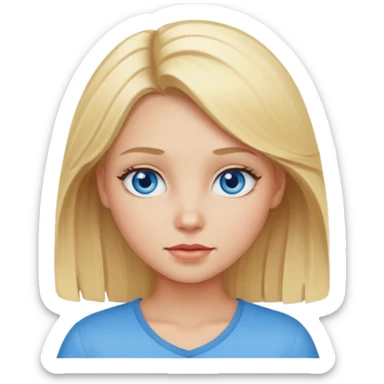 Gatinha loira sticker