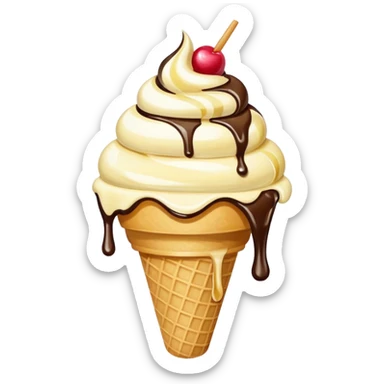  Ice cream of numbers of 67 sticker