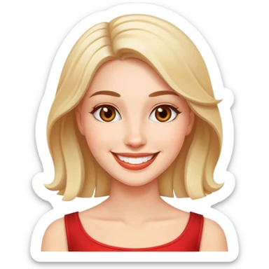 stunning woman sticker