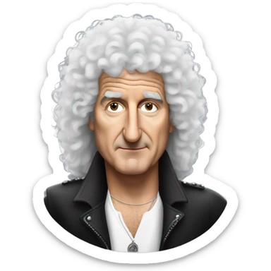Brian May sticker