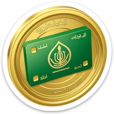 New Saudi Riyal icon  sticker