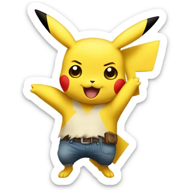 Pikachu sticker