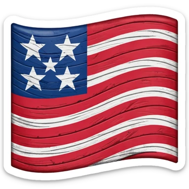 Confederate flag sticker