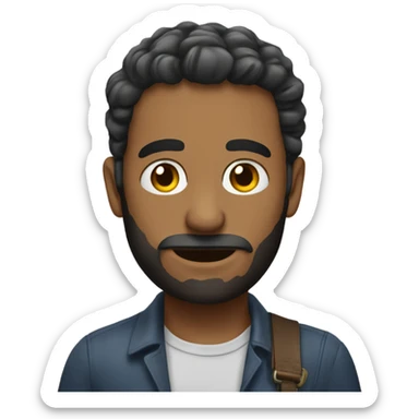 dedo senalando hacia abajo sticker