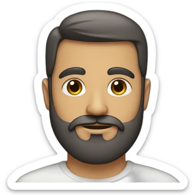 homme marocain grosse barbe sticker