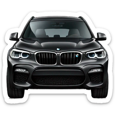 Black BMW X3M sticker