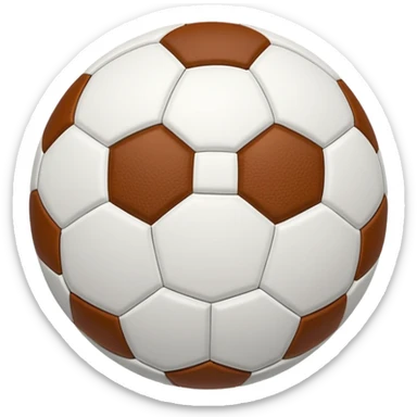 create a football icon inspired by airbnb category icons it should just be a white outline sticker
