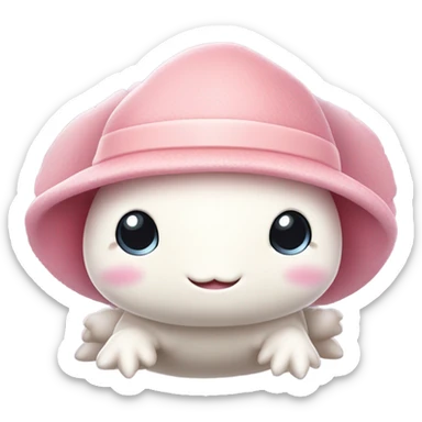 axolotl sanrio sticker