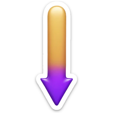 Purple exclamation point sticker