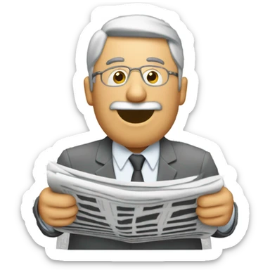 icon for menu item "News" sticker