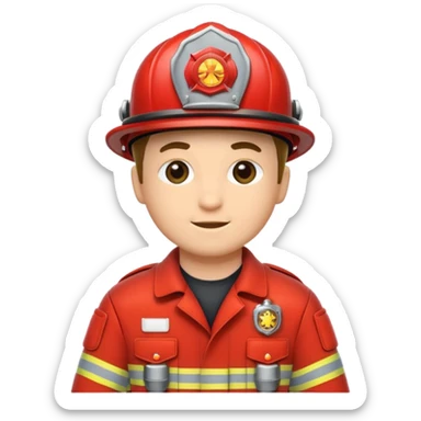 Firefighter sticker