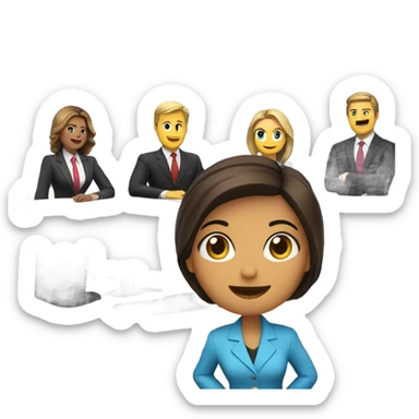 A news station ￼ sticker