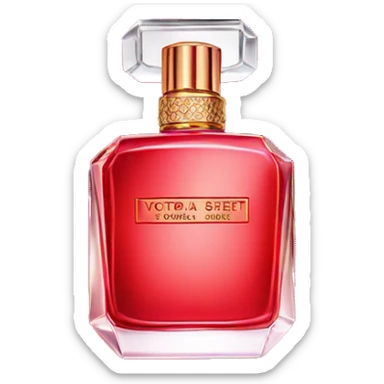 Red Victoria secret bombshell perfume  sticker