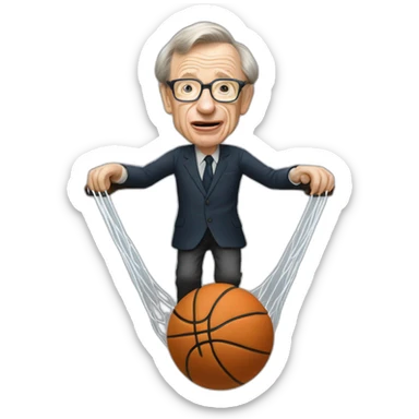 stephen hawkings slam dunking sticker