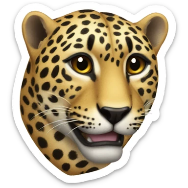 Cuore leopardato sticker