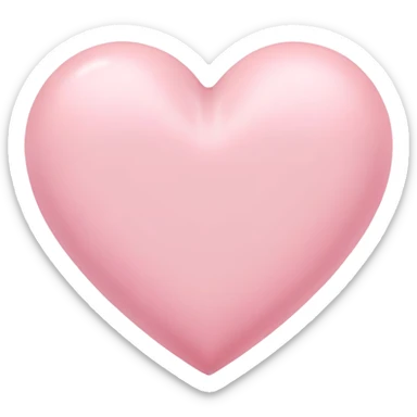 Corazón rosa pastel sticker