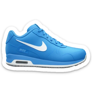 Blue Nikes sticker