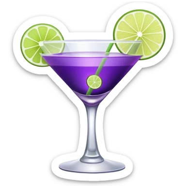 drink white and purple sticker