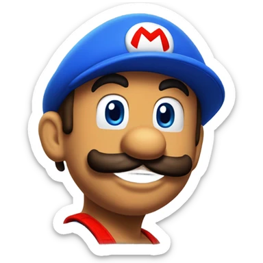 Super Mario’s Hispanic cousin sticker