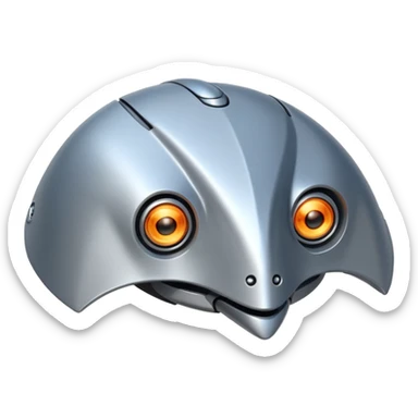 robot stingray sticker