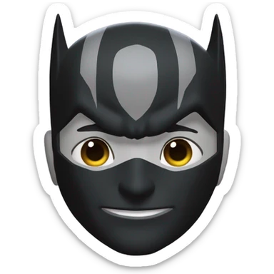 batman mix with gojo Ryomen Sukuna sticker