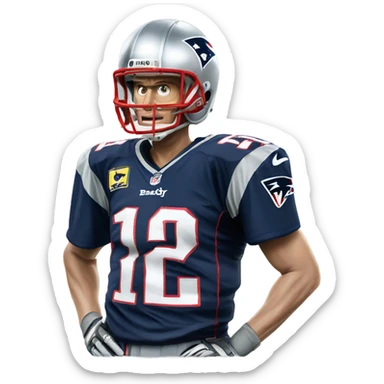 Tom Brady sticker