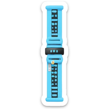 Light blue Music festival wristband  sticker