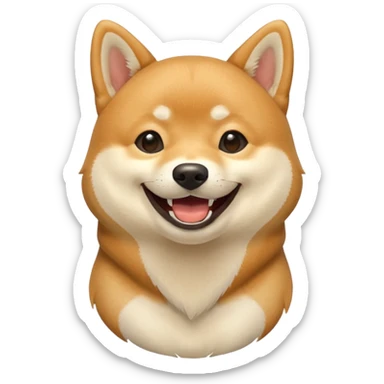 shiba inu, qui est mdr sticker