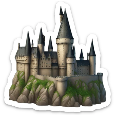 Hogwarts castle sticker