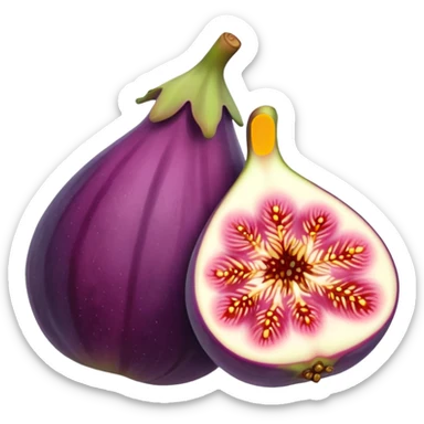 Hace la fruta higo sticker