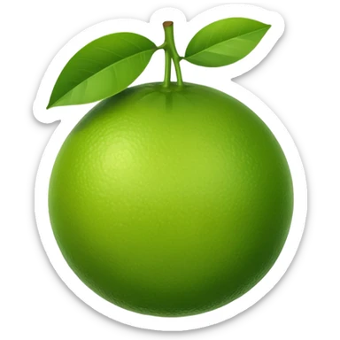 lime fruit sticker