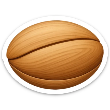 Almond emoji sticker