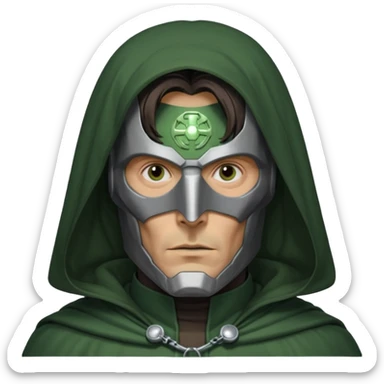 Mads Mikkelsen as Doctor Victor von Doom No mask sticker
